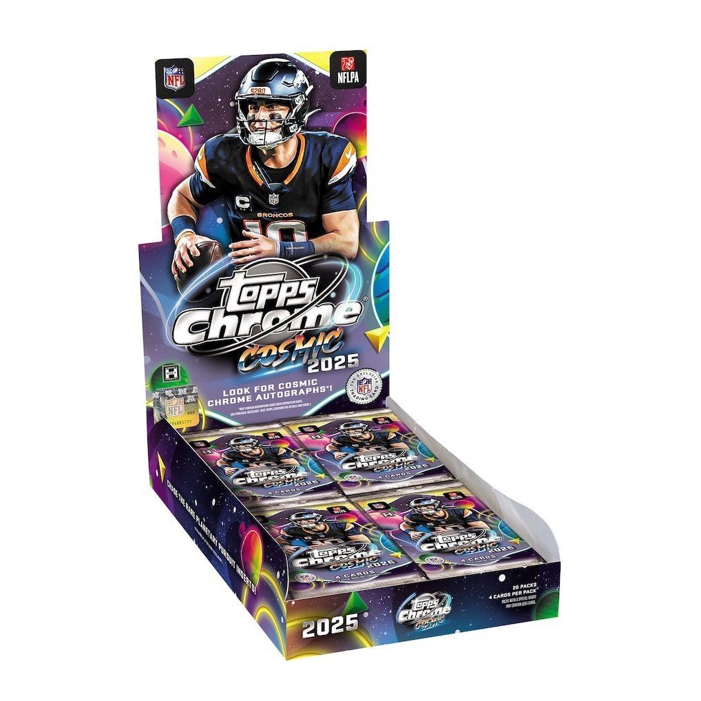 2025 Topps Chrome Cosmic Football NFL Sealed Hobby Box image 0