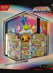 Pokemon Prismatic Evolutions Binder Collection Box Lot Of 3 New Sealed