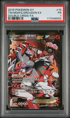 PSA 1 TM.MGM'S.GROUDON EX DOUBLE CRISIS-FA