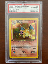 1999 Pokemon First edition Base Set PSA 10 German Glurak| Charizard
