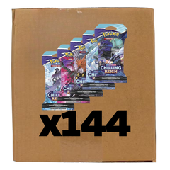 Sealed Case Chilling Reign Sleeved Pack