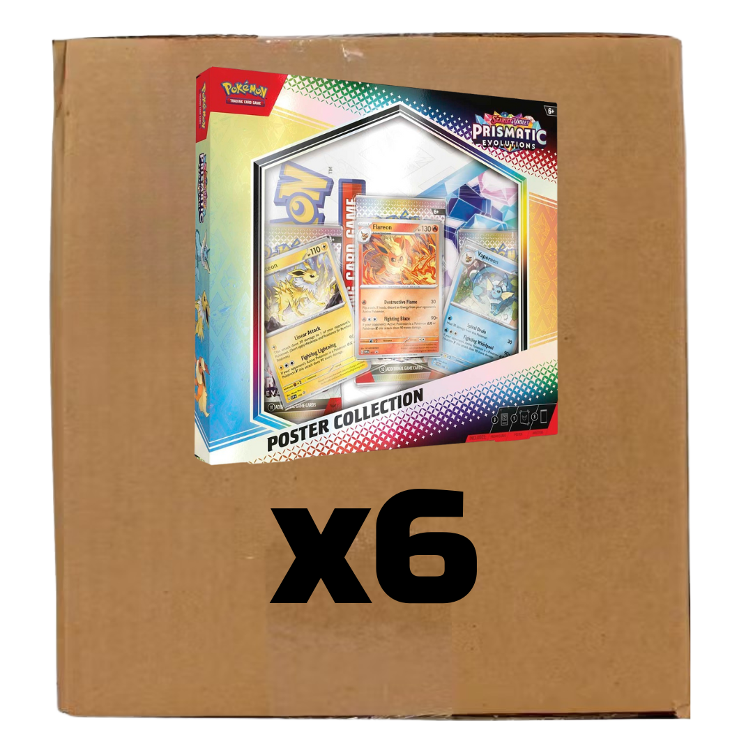 Sealed Case Prismatic Evolutions Poster Collection Box