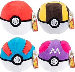 Pokemon 5 Inch Pokeball Plush
