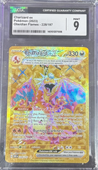 Charizard ex - Pokemon (2023) - Obsidian Flames 228/197 - CGC 9
