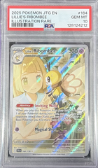 Lillie's Ribombee - Illustration Rare - 2025 Pokemon Journey Together - PSA 10