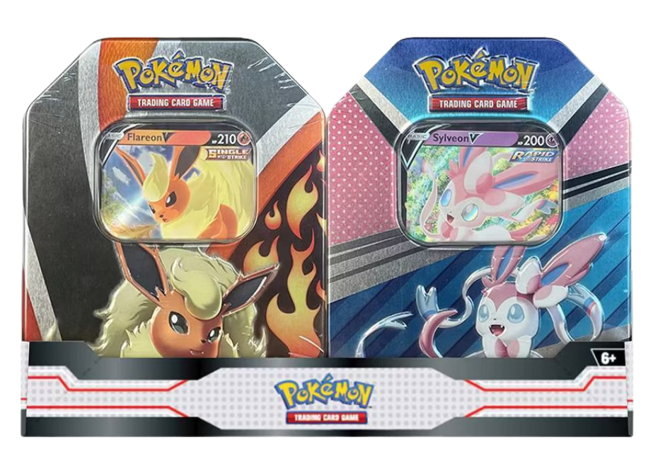 Pokémon Trading Card Game: Flareon & Syleveon Tin Bundle