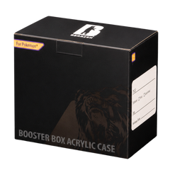 Bearish Acrylic Case for Pokemon Booster Display (Sun and Moon Through Scarlet and Violet)