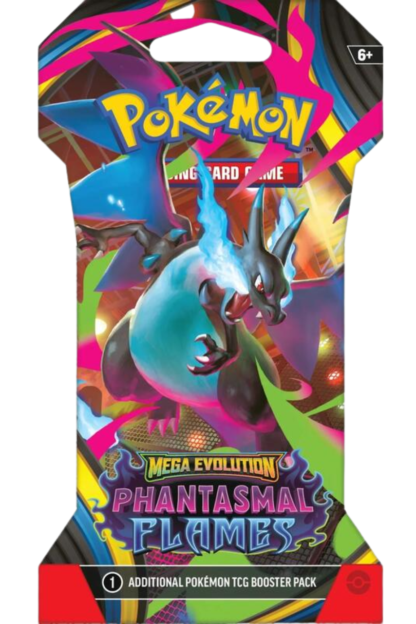 Pokemon Mega Evolution - Phantasmal Flames Sleeved Booster Pack