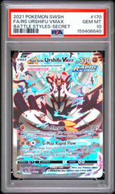 Rapid Strike Urshifu Vmax 170/163 Battle Styles - 2021 Pokemon - PSA 10