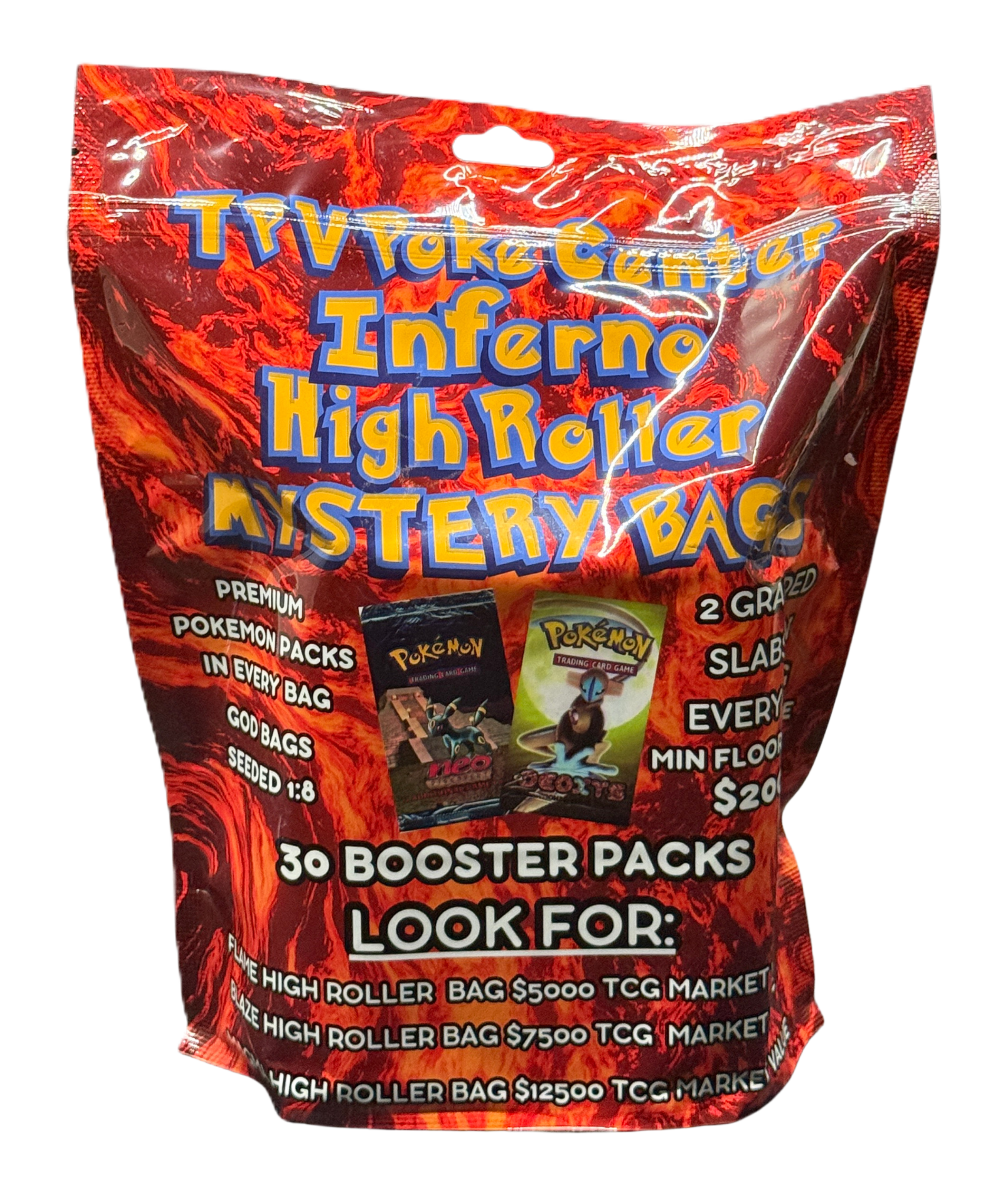 Pokemon TPVPOKE Inferno High Roller Mastery Bag - Includes 30 PACKS