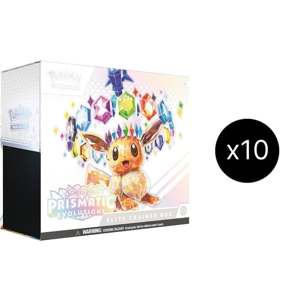 Prismatic Evolutions Elite Trainer Box Case – SV: Prismatic Evolutions (PRE)