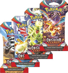 Obsidian Flames Sleeved Booster Pack Art Bundle