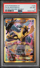 Alakazam EX - 125/124 - Fates Collide - 2016 Pokemon - PSA 6