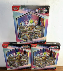 Pokemon Prismatic Evolutions Binder Collection Box Lot Of 3 New Sealed