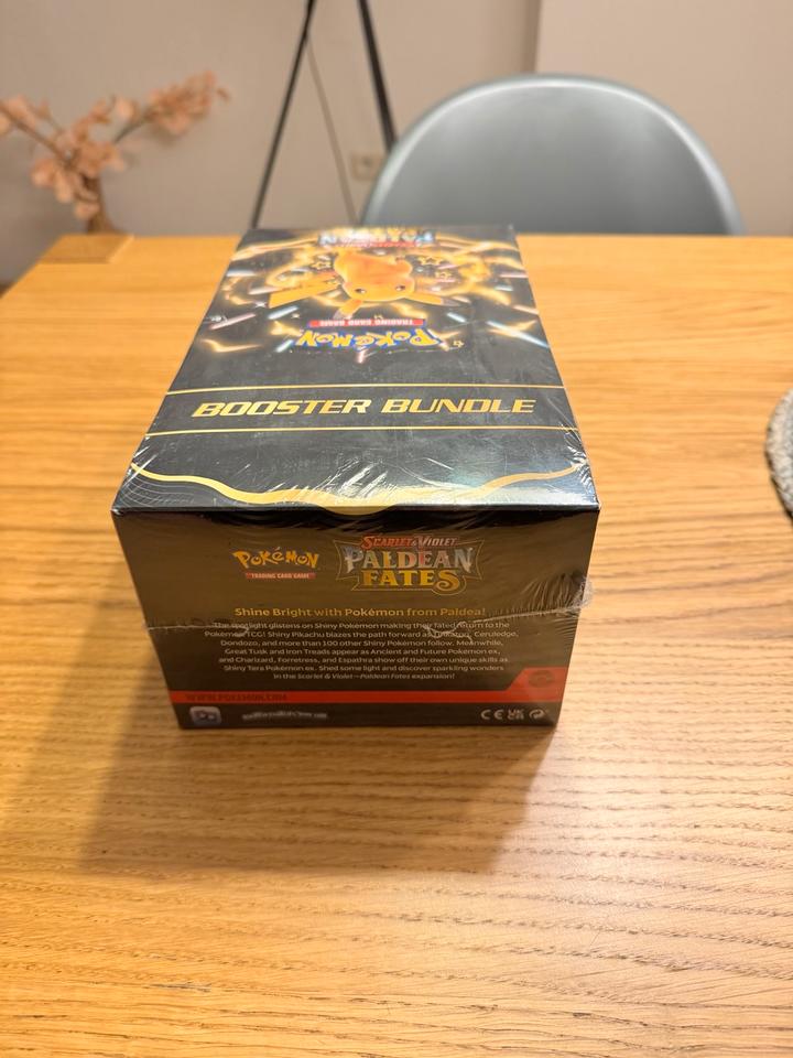 Pokémon Paldean Fates Booster Bundle Display