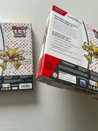 Pokemon TCG Scarlet & Violet 151 Alakazam Ex Collection NEW SEALED wear bOX