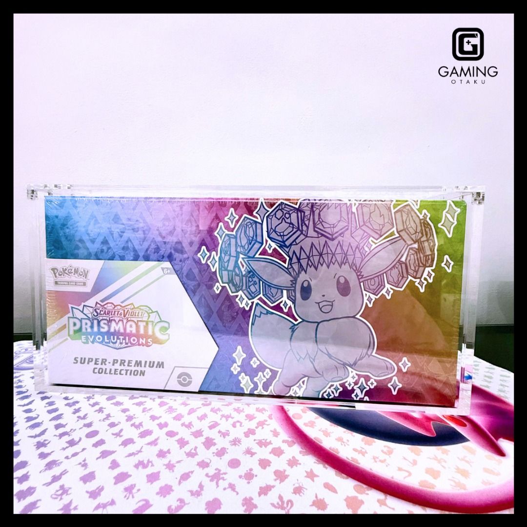 In Stock] Prismatic Evolutions Eevee Super-Premium Collection Acrylic Case