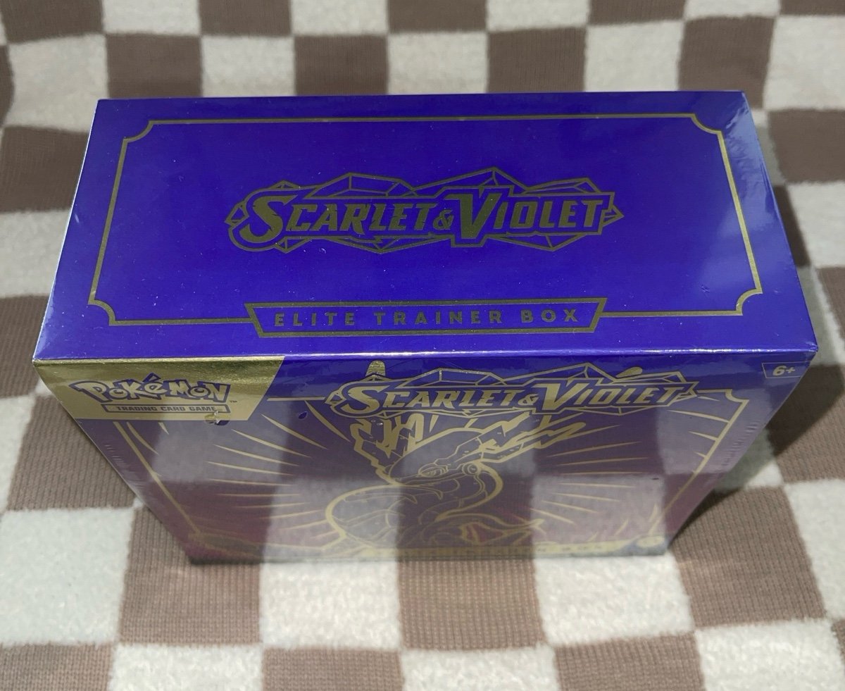 Pokémon TCG: Scarlet and Violet Elite Trainer Box - Miraidon Purple