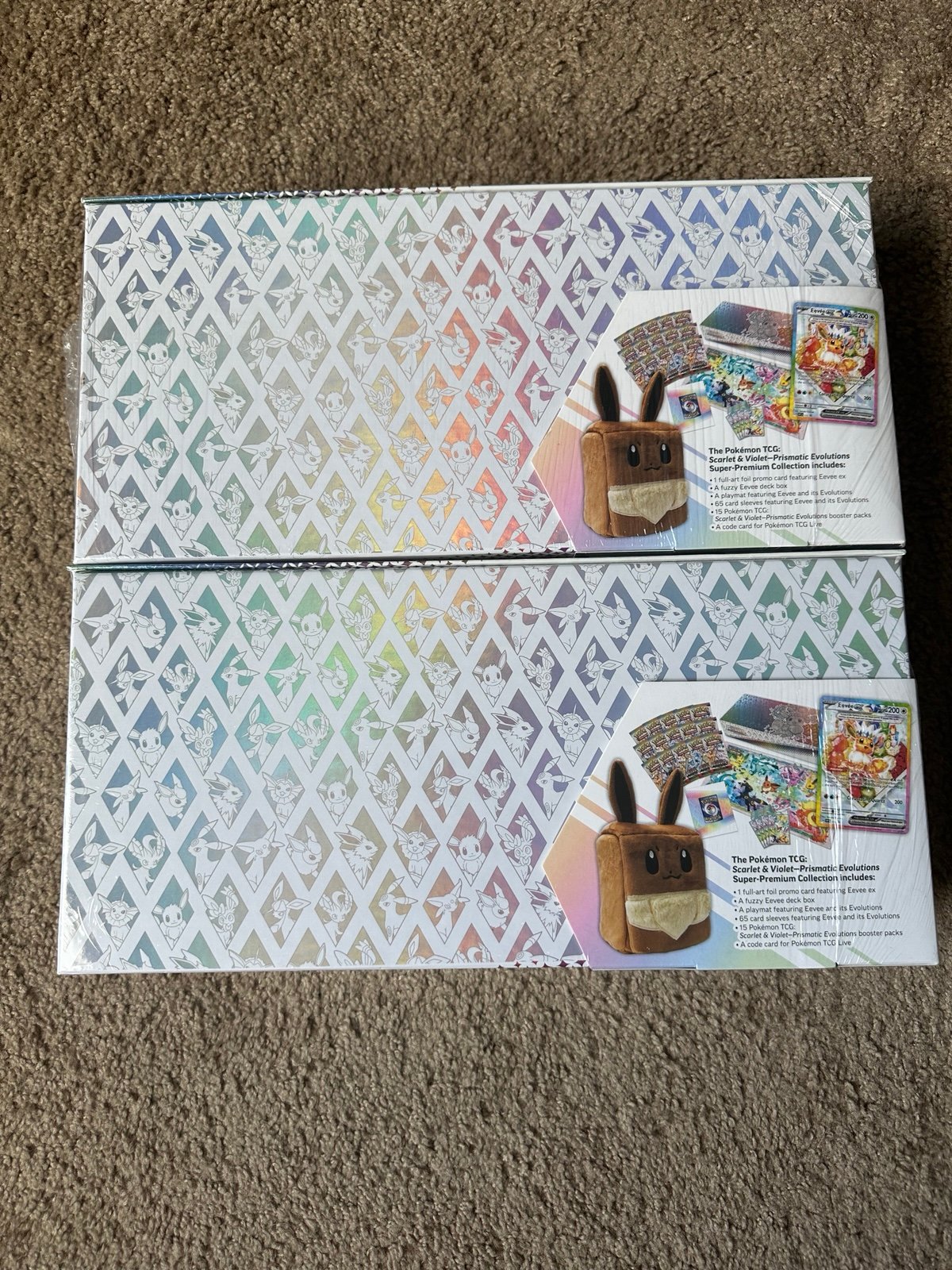 Scarlet and Violet Pokemon Prismatic Evolutions Super Premium Collection Box