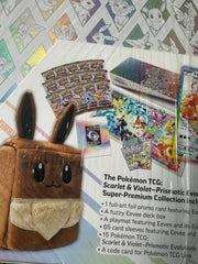 Scarlet and Violet Pokemon Prismatic Evolutions Super Premium Collection Box