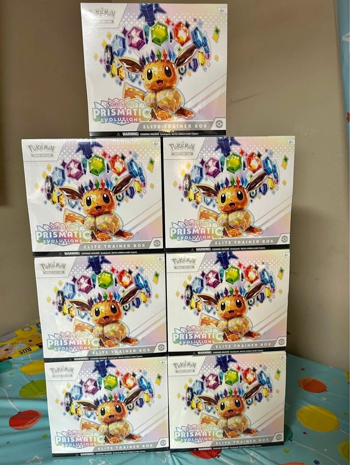 Pokemon TCG Scarlet Violet Prismatic Evolutions Elite Trainer Box