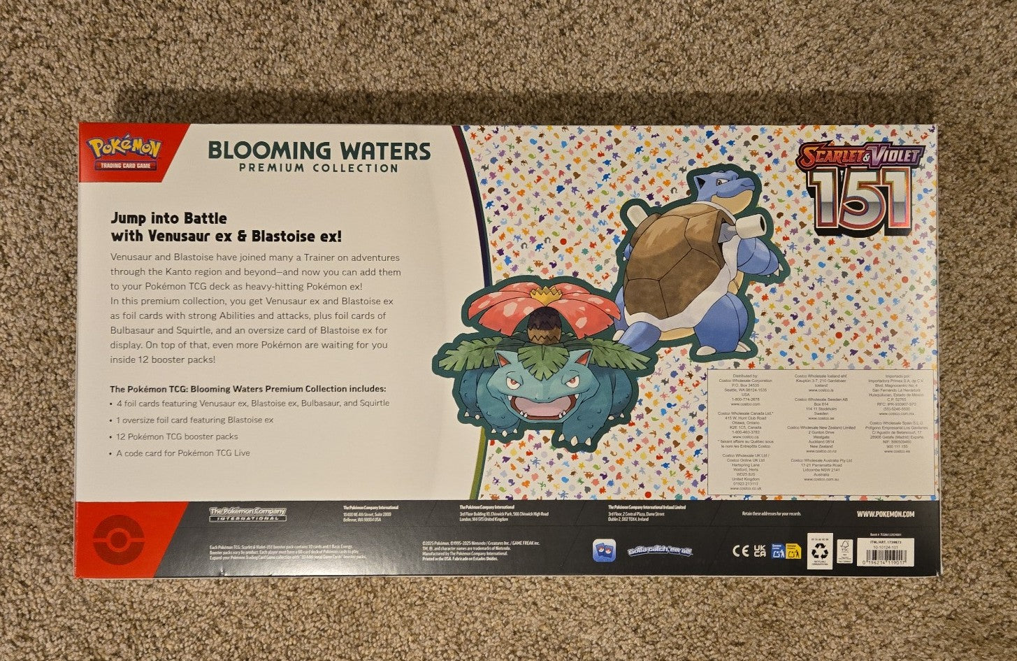 Pokemon Scarlet and Violet 151 Blooming Waters Premium Collection