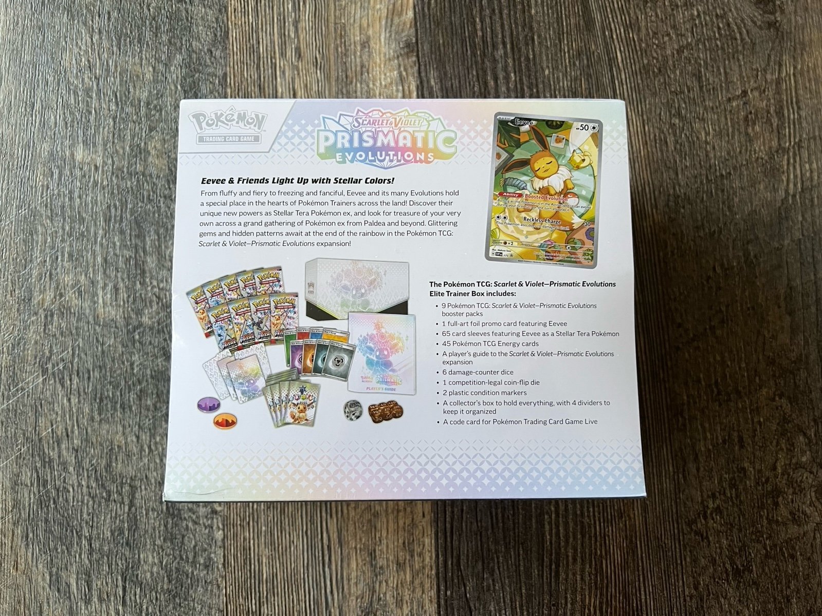 Sealed Pokemon Prismatic Evolutions Elite Trainer Box (ETB)