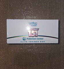 Pokémon TCG NEW SEALED!! Pokémon 151 Pokémon center ETB ELITE TRAINER BOX