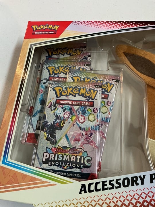 Pokemon scarlet and violet Prismatic Evolutions accessory pouch