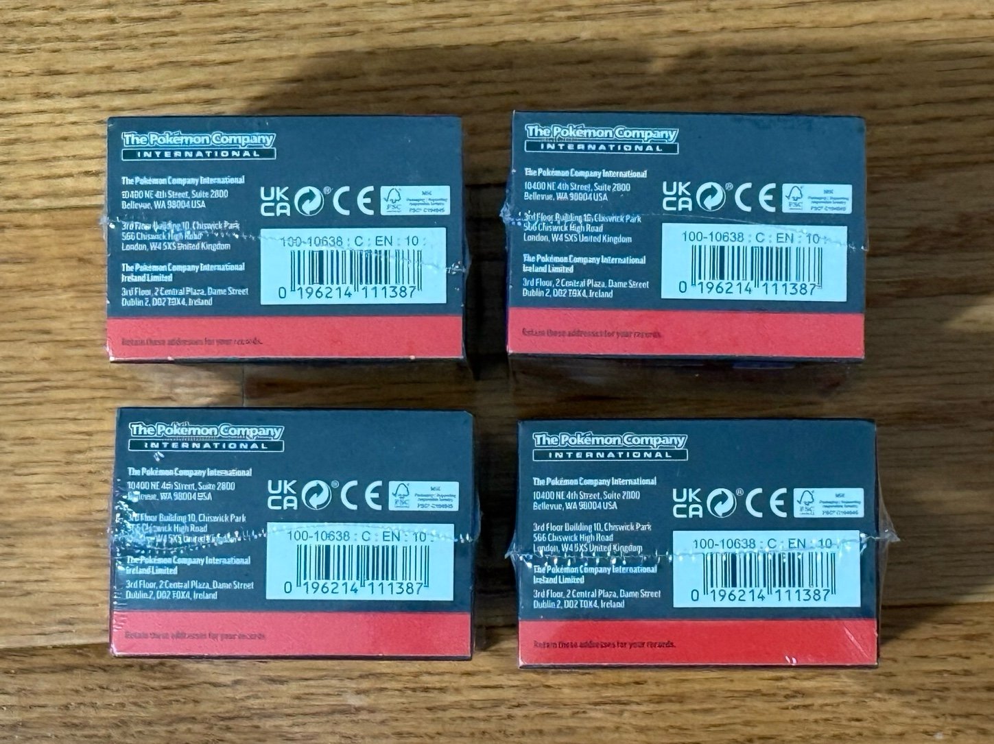 Pokemon TCG S&V Destined Rivals Booster Bundle - Lot of 4