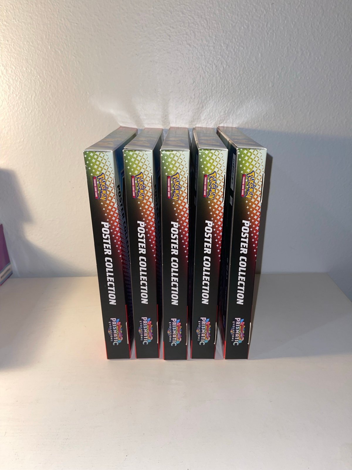 Pokemon TCG Prismatic Evolutions Poster Collections (5)