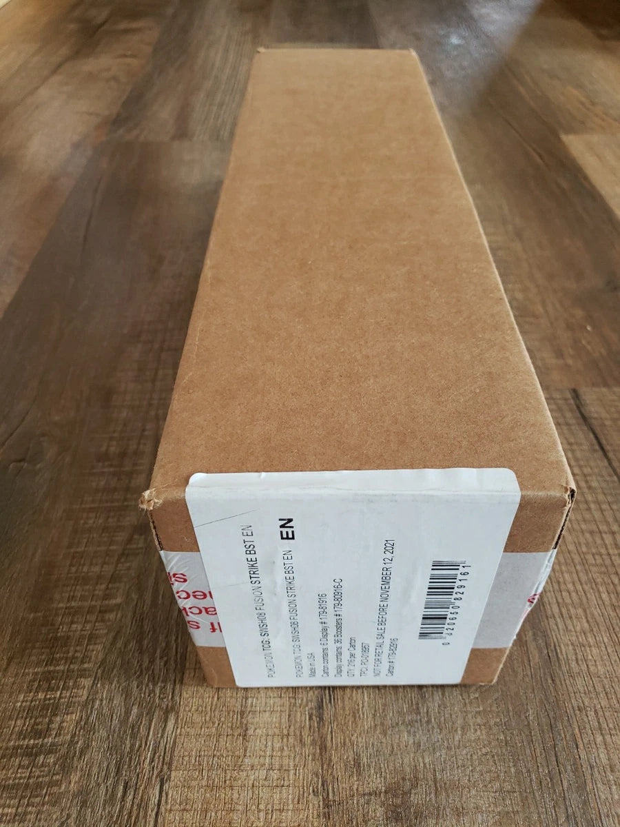 Pokémon Sword & Shield Fusion Strike Sealed Booster Box Case lst Print