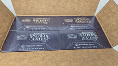 Pokemon Paldean Fates Pokemon Center (PC) ETB Unsealed Case (4x PC ETB)