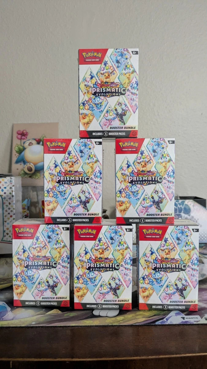 Pokémon TCG Prismatic Evolutions Booster Bundle - New Factory Sealed