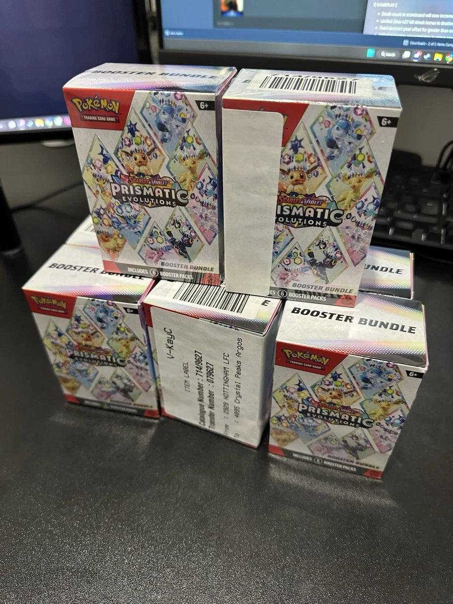 Pokémon TCG: Scarlet & Violet - Prismatic Evolutions Booster Bundle (6 Packs)