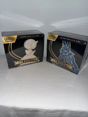 Pokemon Mega Evolution ETBs Gardevoir and Lucario 2 Pack. Brand New Sealed