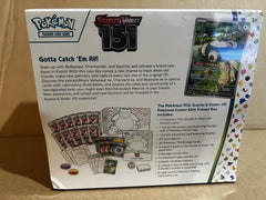 Pokemon TCG Pokemon 151 Pokemon Center Exclusive Elite Trainer Box ETB Sealed