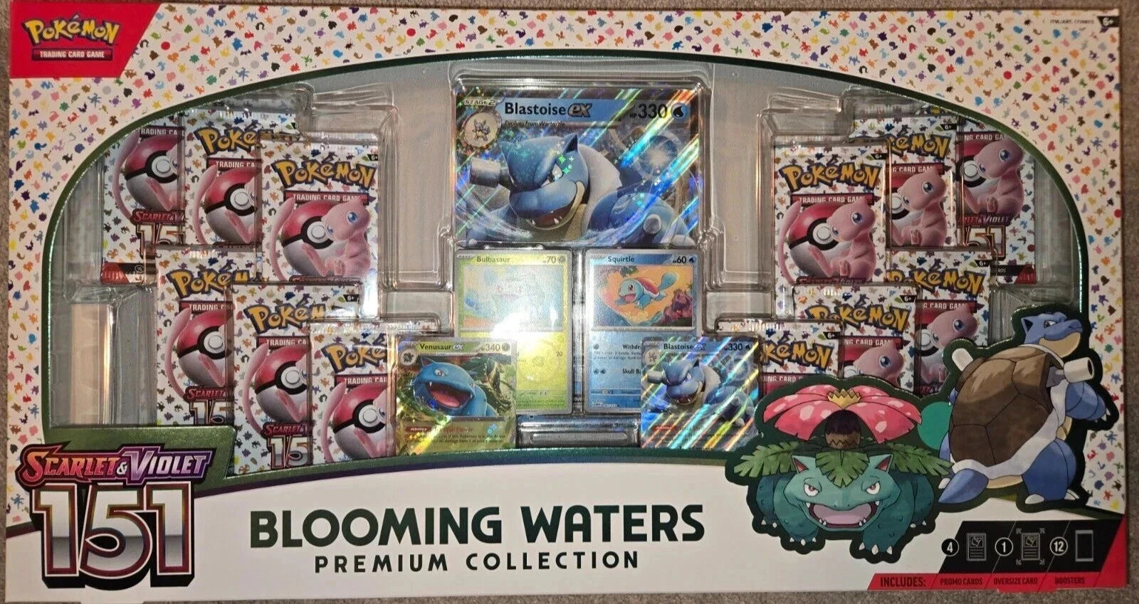 Pokemon TCG Scarlet & Violet 151 Blooming Waters Premium Collection BRAND NEW