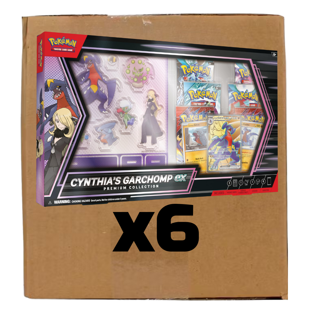 Sealed Case Cynthia's Garchomp ex Premium Collection Box