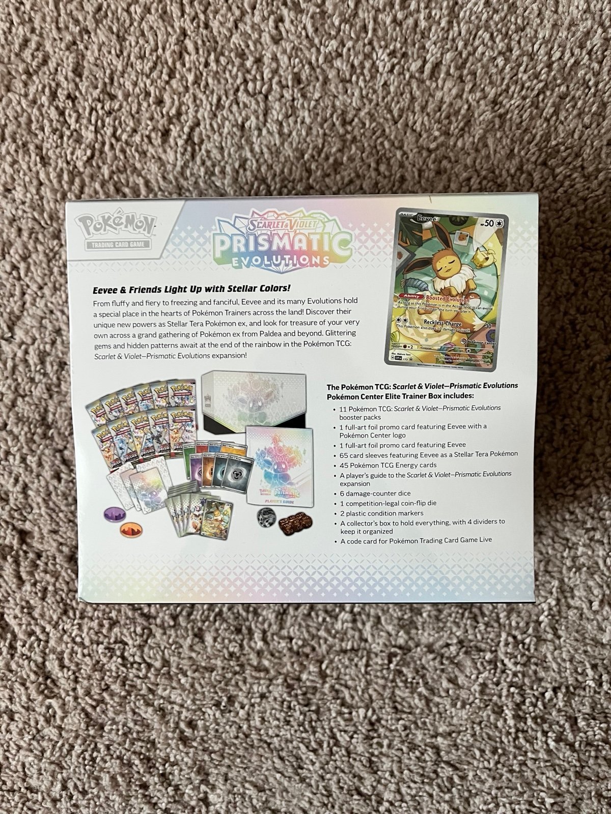 Prismatic Evolutions Pokémon Center ETB
