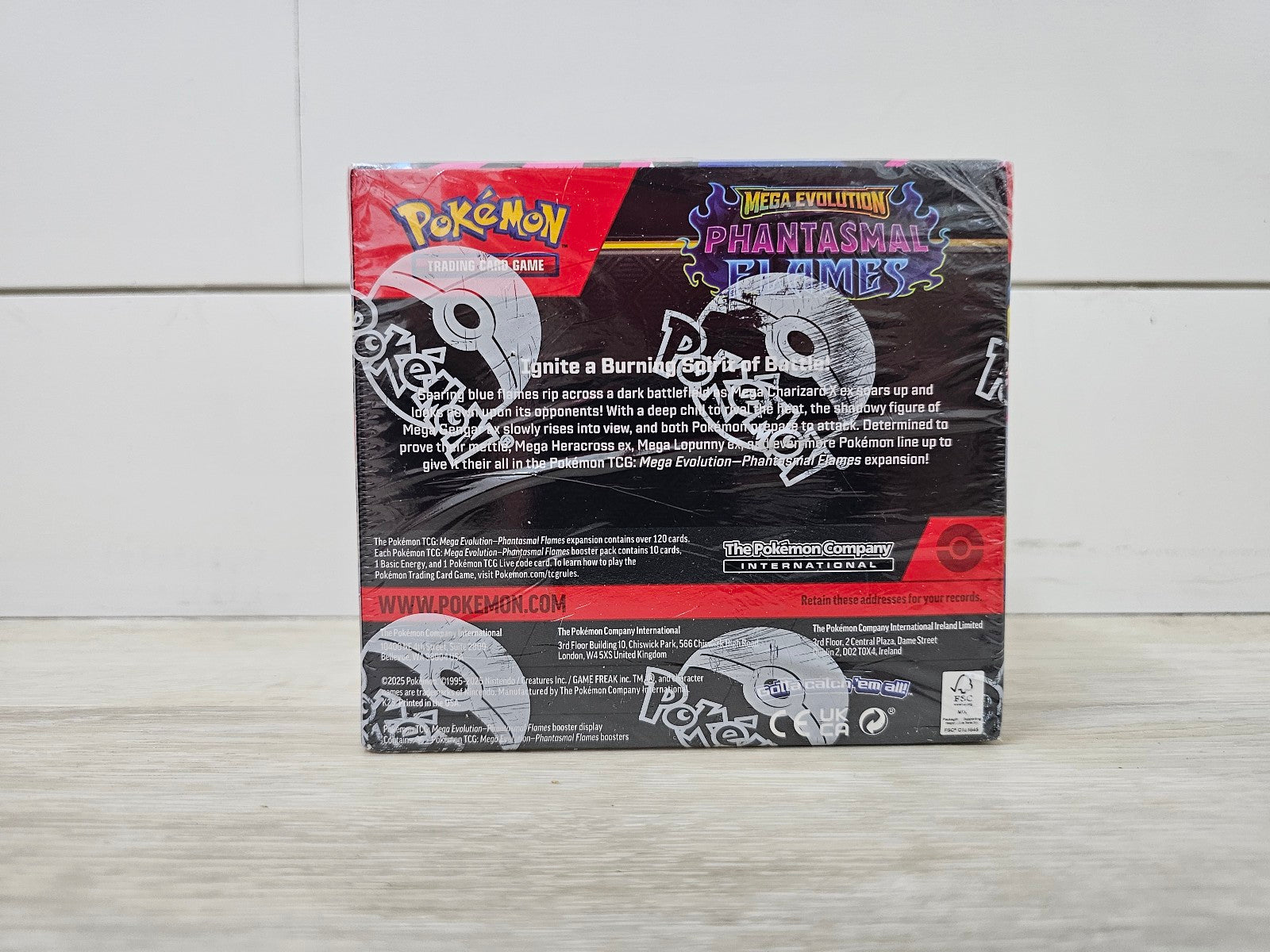 Pokemon Phantasmal Flames Booster Box New Sealed