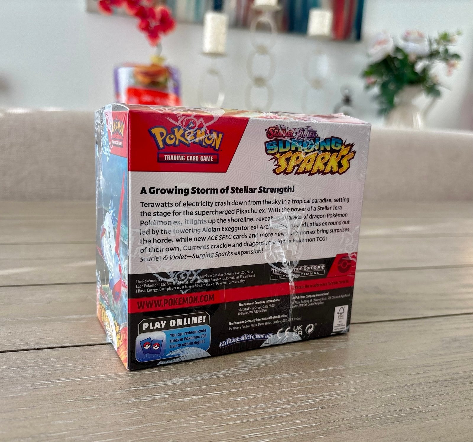 Pokemon TCG Scarlet & Violet Surging Sparks Booster Box Factory Sealed