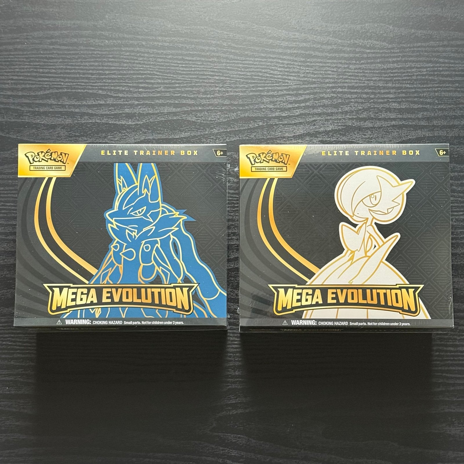 Pokemon TCG Mega Evolutions Lucario & Gardevoir Elite Trainer Boxes ETB S
