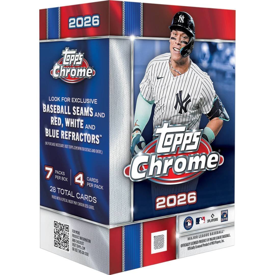 2026 Topps Chrome Baseball Jumbo Hobby Box MLB FACTORY SEALED image 0
