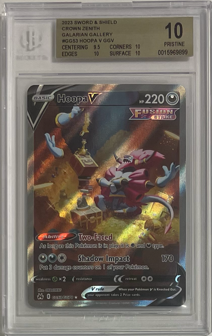 Hoopa V GG53/GG70 - Sword & Shield: Crown Zenith - 2023 Pokemon - BGS 10