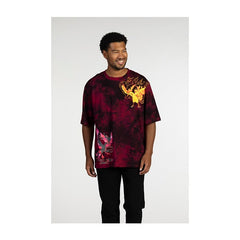 Moltres & Galarian Moltres Red Oversize T-Shirt - Adult