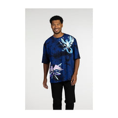 Articuno & Galarian Articuno Blue Oversize T-Shirt - Adult