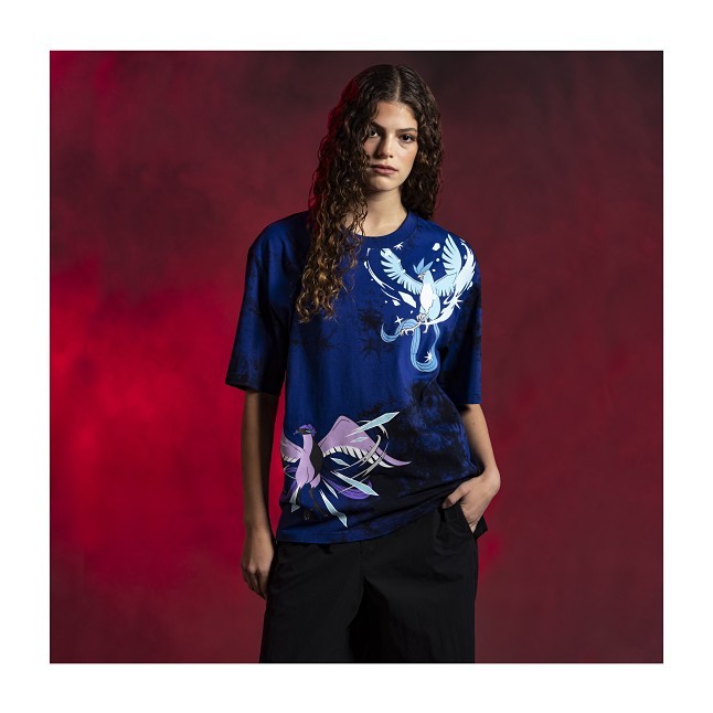 Articuno & Galarian Articuno Blue Oversize T-Shirt - Adult