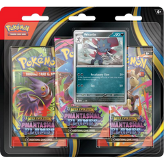 Pokemon Mega Evolution - Phantasmal Flames 3 Pack Blister