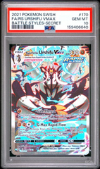 Rapid Strike Urshifu Vmax 170/163 Battle Styles - 2021 Pokemon - PSA 10